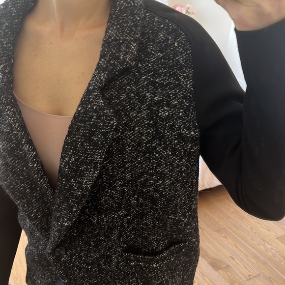 ANTHROPOLOGIE Funktional Boucle Tweed Blazer Jacket - Picture 5 of 12